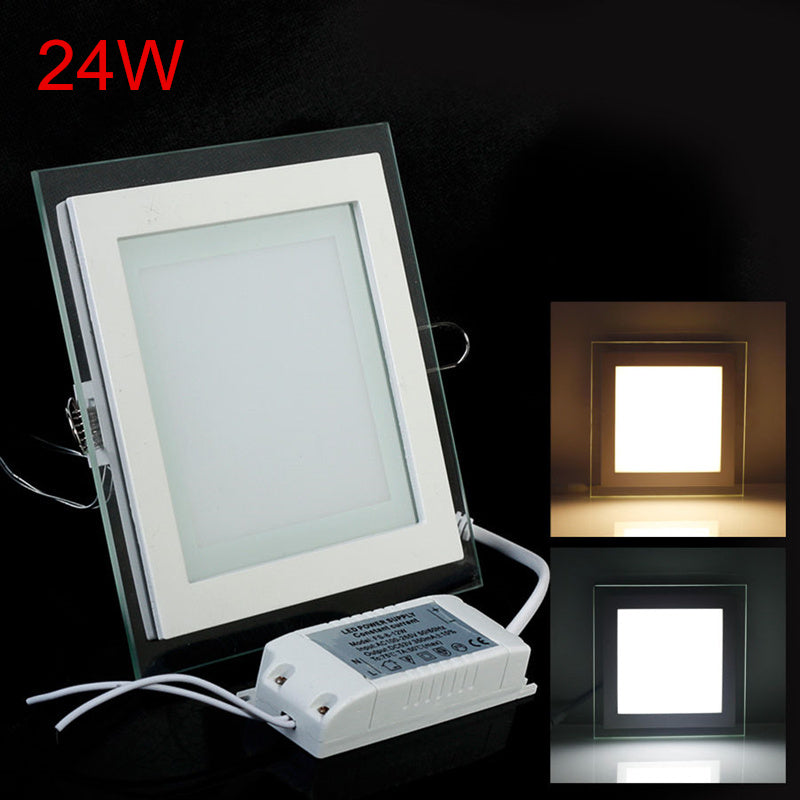 led panel light LED Ceiling Recessed Light AC85-265V LED Downlight 6W 9W 12W 18W 24W Warm/Natural/Cold White Indoor lighting