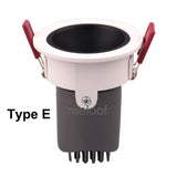 new Adjustable Angle Dimmable LED COB Downlight 12W 18W 30W Recessed Ceiling Lamp AC110V 220V Downlight Spot Light Home Decor