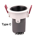 new Adjustable Angle Dimmable LED COB Downlight 12W 18W 30W Recessed Ceiling Lamp AC110V 220V Downlight Spot Light Home Decor