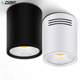 LED Downlights 3W 5W 7W 10W 15W Ceiling Lamps Spot Light AC85-265V Surface Mounted Down Light White/Warm white