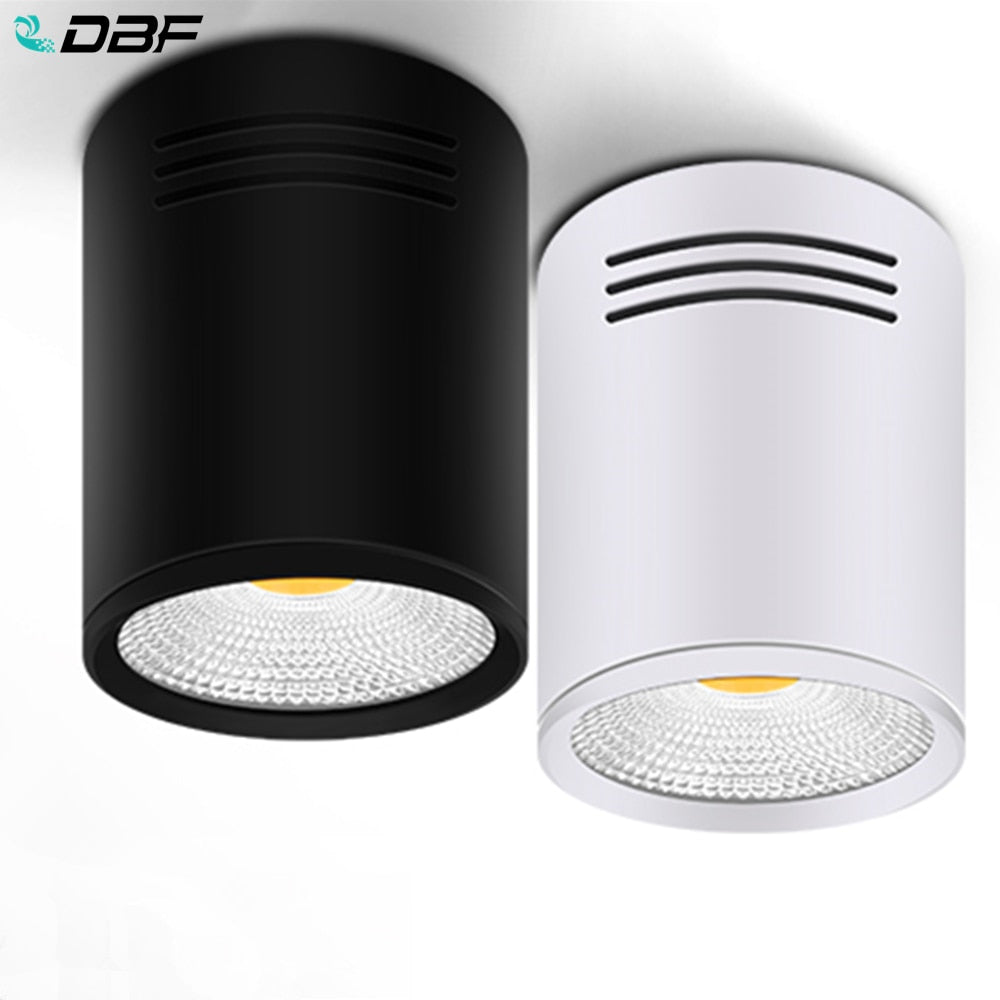 LED Downlights 3W 5W 7W 10W 15W Ceiling Lamps Spot Light AC85-265V Surface Mounted Down Light White/Warm white