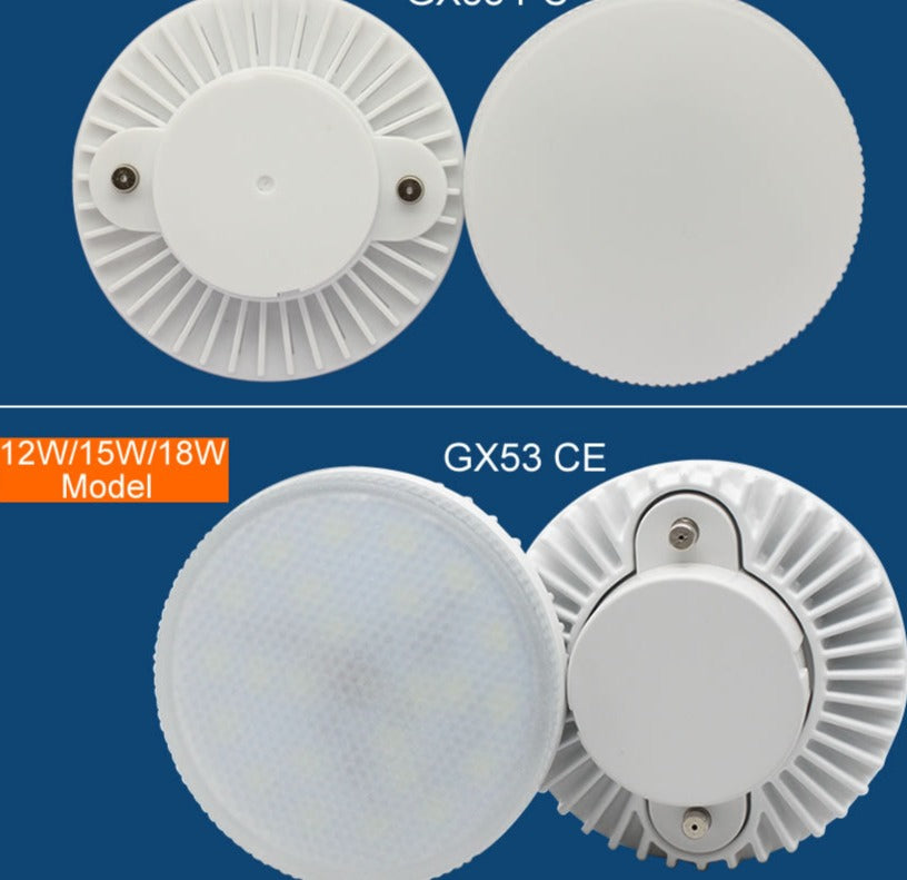 LED Bulb Light Under Cabinet Lights 5W 7W 9W 12W 15W 18W Wardrobe Light AC 85-265V Led Spotlight Cold Warm White Puck Light