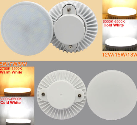 LED Bulb Light Under Cabinet Lights 5W 7W 9W 12W 15W 18W Wardrobe Light AC 85-265V Led Spotlight Cold Warm White Puck Light