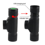 D20 2000lumens XPG LED Headlight 4-Mode Zoom Headlamp Rechargeable Head Torch Fishing Camping Flashlight 18650 Battery