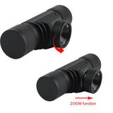 D20 2000lumens XPG LED Headlight 4-Mode Zoom Headlamp Rechargeable Head Torch Fishing Camping Flashlight 18650 Battery