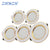 LED Downlight Recessed Round Gold Ceiling Light 5W 9W 12W 15W 18W White/Warm white Aluminum LED Down Lamp AC220V Ultra Thin