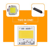 COB LED Chip 100W 50W 30W 20W 10W Smart IC No Need Driver LED SMD Beads FOR Floodlight Spotlight outdoor lamp