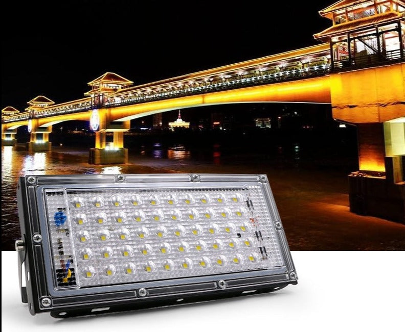 50W perfect power waterproof Landscape Lighting IP65 LED Flood Light Floodlight LED street Lamp 220V 240V  LED Spotlight