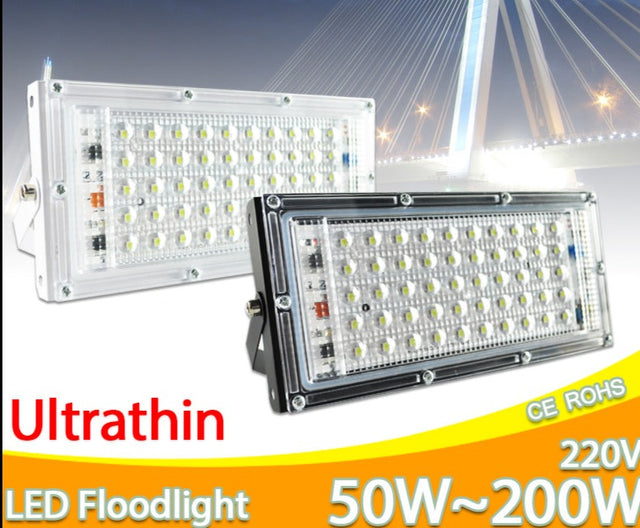 LED Flood Light 10W 50W perfect power Floodlight LED street Lamp 220V 240V waterproof Landscape Lighting IP65 led spotlight