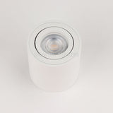 Adjustable LED Round Surface Mount Trim less Downlight GU10 Fixture Cylinder Ceiling Down Spot Light Bedroom Lamp GU10 Fitting