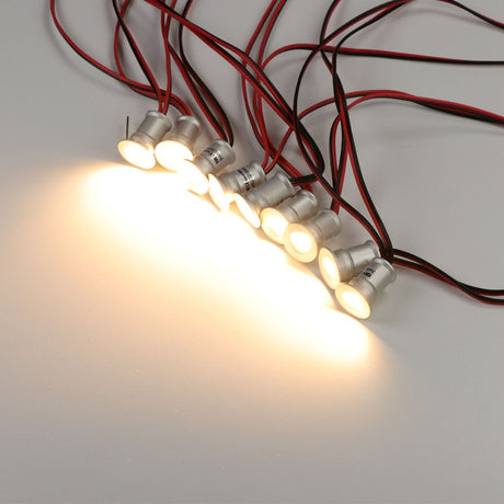 LED Spotlight 1W Recessed Plinth Light Mini LED Spot Light Small Ceiling Downlight Wall Spots jewelry Showcase Cabinet Lighting