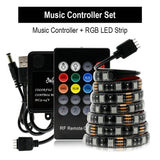USB LED Strip 5050 RGB Changeable 5V Waterproof / No Waterproof  with USB Controller Set DIY TV Decoration LED Light.