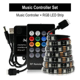 USB LED Strip 5050 RGB Changeable 5V Waterproof / No Waterproof  with USB Controller Set DIY TV Decoration LED Light.