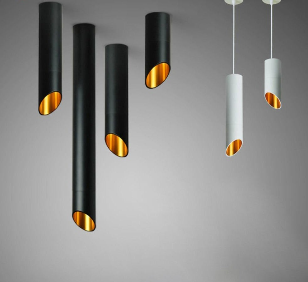 DBF LED Surface Mounted Ceiling Lamp with 1m Wire Hanging 7W White/Black AC85-265V Ceiling Spot Light Kitchen Bar Home Decor