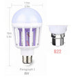 AC175~220V LED Mosquito Killer Bulb E27/B22 LED Bulb For Home Lighting Bug Zapper Trap Lamp Insect Anti Mosquito Repellers Light