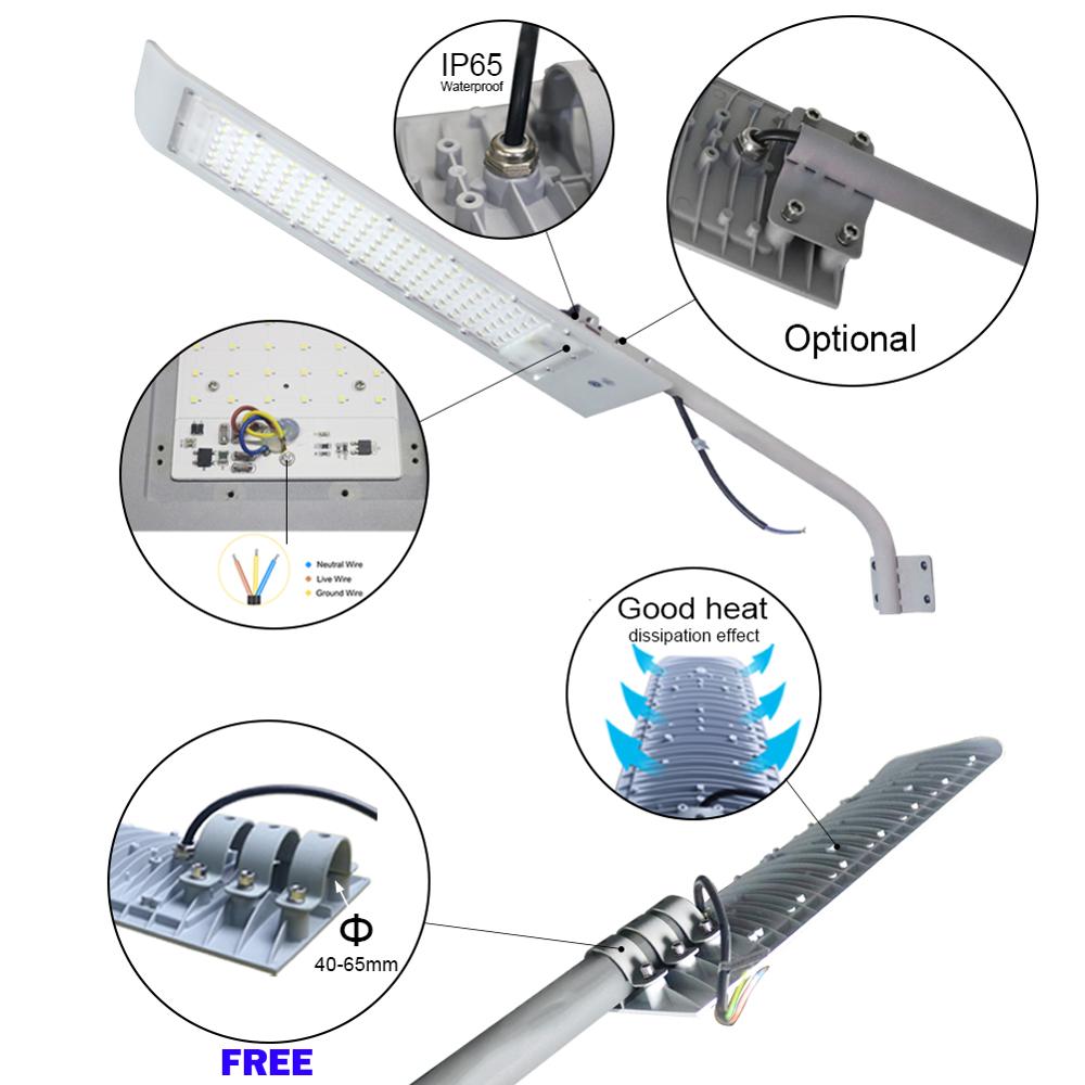 Waterproof Led Street Light Area Parking Lot Yard Barn Outdoor Wall 50W 100W Lamp Industrial Garden Square Highway Fayola's Road