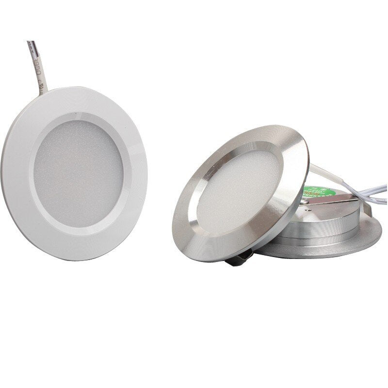 LED Downlight 12V Low Voltage Ultra-Thin Concealed Mini LED Downlight LED Display Cabinet Light Kitchen Cabinet Light With 2M Terminal Wire