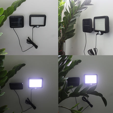 LED Solar Light Waterproof PIR Motion Sensor Wall Lamp Outdoor Garden Parks Security Emergency Street Solar Garden Light