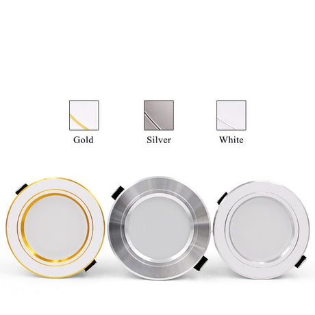 LED Downlight Ceiling 5W  9W 12W 15W 18W Warm white/cold white led light AC 220V 230V 240V