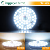 Kaguyahime Magnet LED Module Light Panel For Celling 220V 12W 18W 24W LED Circular Ceiling Spot Downlight Replace Tube Lamp Bulb