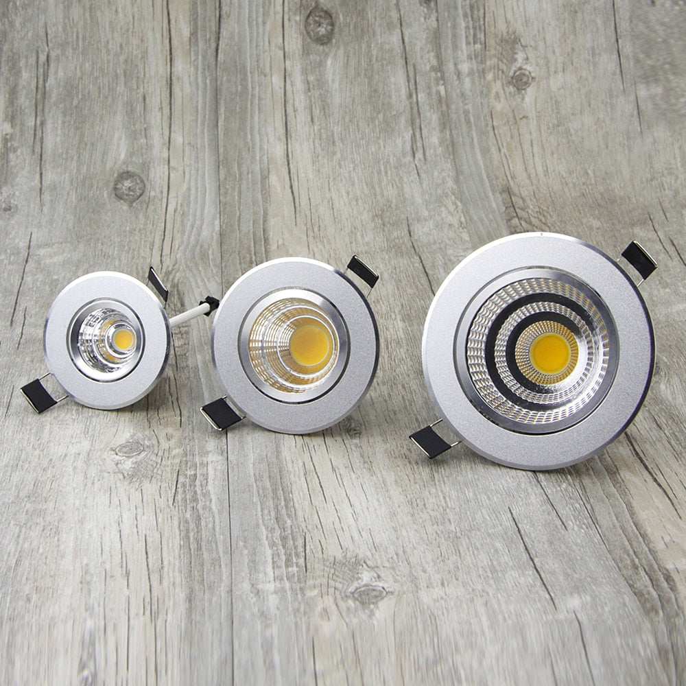 Led Bul In Ceiling Dimmable LED Downlight COB Ceiling Spot Lighting 6W 9W 12W 15W Led Bul ...
