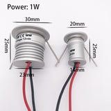 Mini LED Downlight 1W IP65 12V 15mm 25mm 30mm Outdoor Garden Bathroom Corridor Ceiling Spot Bulb Light SPA Sauna Lighting CE