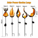 Solar Flame Flickering Garden Lamp Torch Light IP65 Outdoor Spotlights Landscape Decoration Led Lamp for Garden Pathways