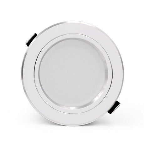 LED Downlight Ceiling silvery 5W  9W 12W 15W 18W Warm white/cold white led light AC 220V 230V 240V
