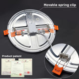 LED Panel Lights Ultrathin Surface Downlight 6W 8W 15W 20W 220V Square Round Panel Light White/Warm Indoor Bedroom LED Light