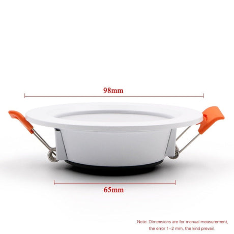 LED Downlight Ceiling 3W Warm white/Cold white led light AC 220V 230V 240V New style