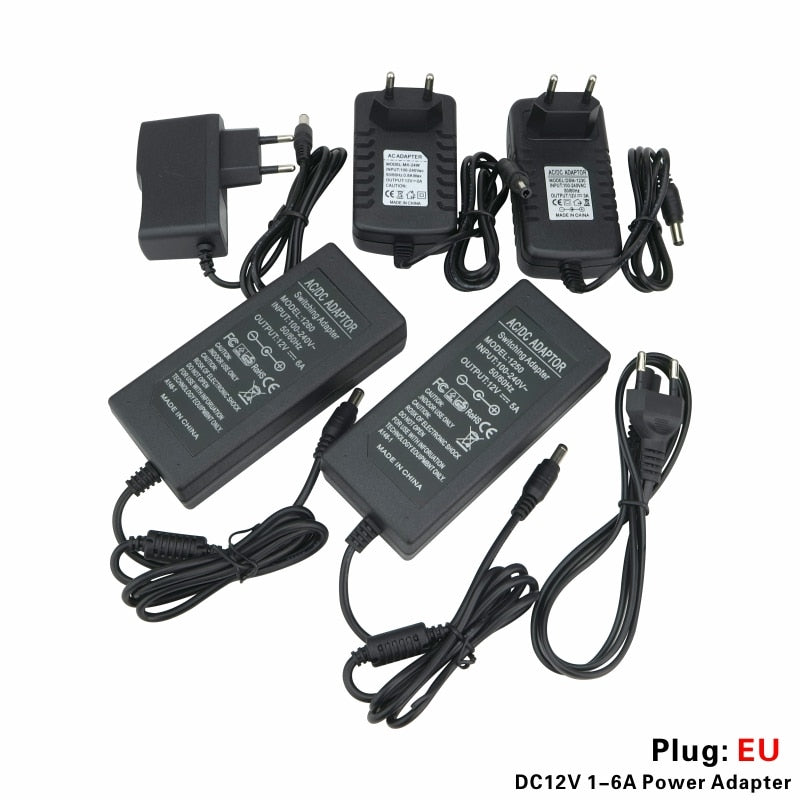 12V Power Supply DC12V Unit 1A 2A 3A 5A 6A Transformer AC 110V 220V 220 V to DC 12 Volts 12 V LED Driver for LED Strip