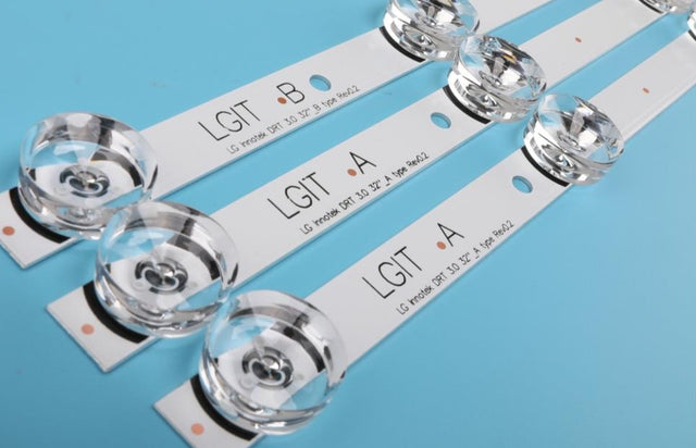 New LED 3 PCS*6LED 590mm backlight strip bar compatible for LG 32LB561V UOT A B 32 INCH DRT 3.0 32 A B 6916l-2223A 6916l-2224A