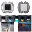 Solar LED Pathway Driveway Lights Dock Path Step Road Safety Lamps Road Dock Lamp 6Leds 500M Visible Distance Security Lights