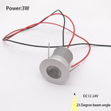 Mini LED Downlight 1W IP65 12V 15mm 25mm 30mm Outdoor Garden Bathroom Corridor Ceiling Spot Bulb Light SPA Sauna Lighting CE