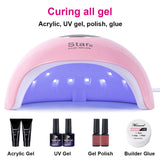 UV Lamp For Manicure LED Nail Dryer Lamp Sun Light Curing All Gel Polish Drying UV Gel USB Smart Timing Nail Art Tools LASTAR6