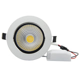 Super Bright Recessed LED COB Downlight Dimmable 5W 7W 10W 12W LED Spot light LED Ceiling Lamp AC 110V 220V White \ Warm White