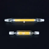 R7S LED 118mm 78mm Dimmable COB Lamp Bulb Glass Tube 15W 30W Replace Halogen Lamp Light AC 220V 230V R7S Spotlight