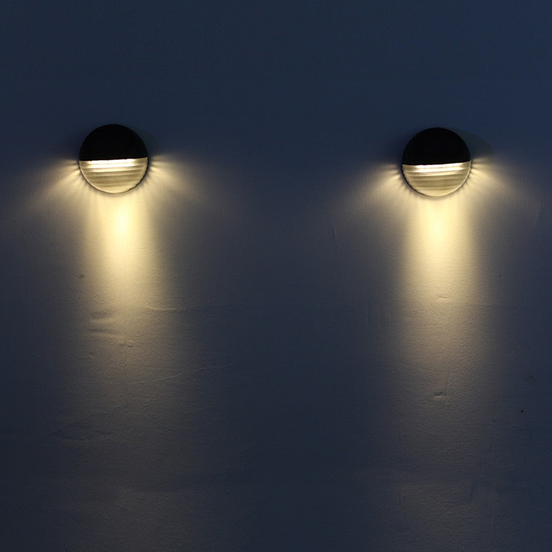 LED Light Lamp Waterproof 6 LED Lamp Outdoor Garden Decoration Solar LED Power Panel Landscape Lawn Fence Wall