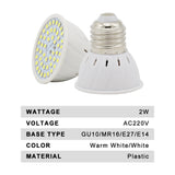 LED Lamp Cup E27 E14 MR16 GU10 Bulb Light Lampada LED Spotlight 48 LEDs 2835 Chip SMD Bombillas LED Lighting Corn Bulbs 6W