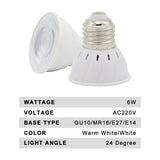 LED Lamp Cup E27 E14 MR16 GU10 Bulb Light Lampada LED Spotlight 48 LEDs 2835 Chip SMD Bombillas LED Lighting Corn Bulbs 6W