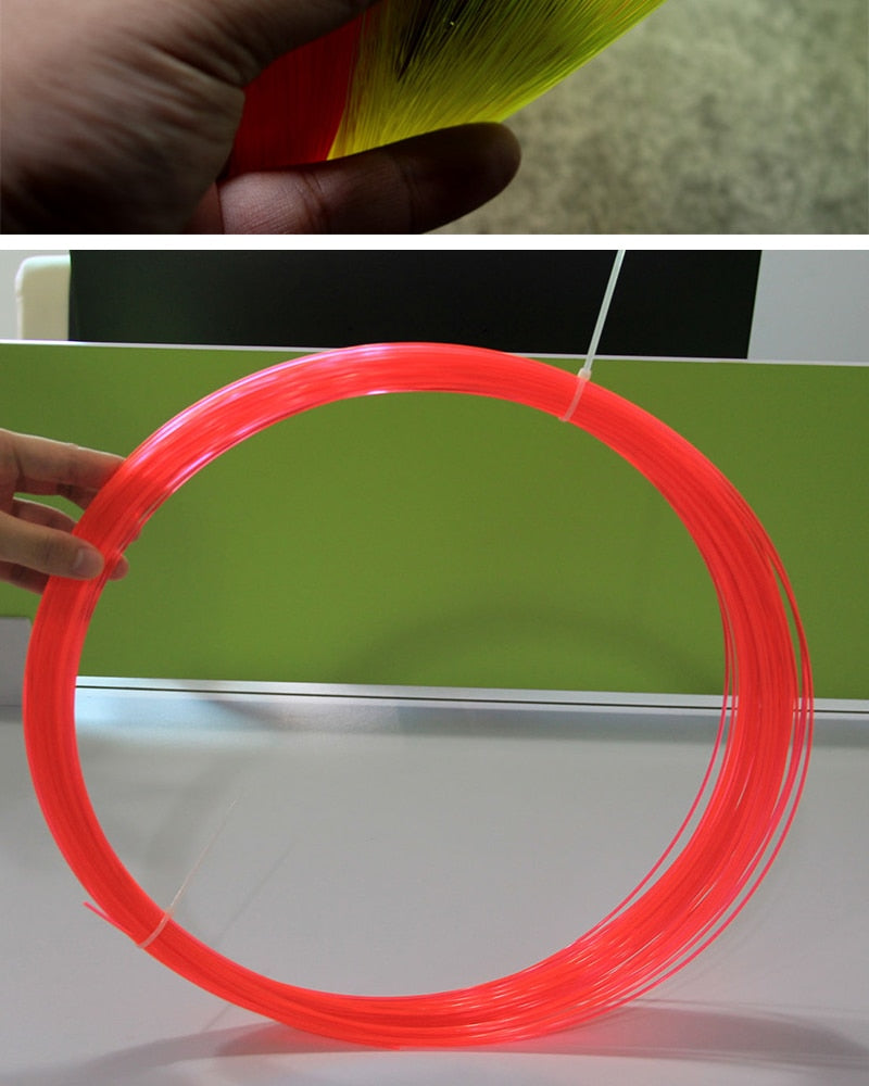 1M Optic Fiber Lights Plastic Led Cable Fluorescence Flex 1.5mm 1.0mm 0.75mm 0.5mm Nano Optical Fiber for Gun Bow Sight Lighting