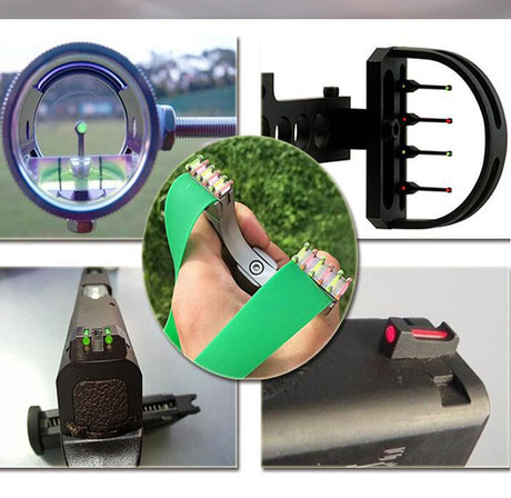 1M Optic Fiber Lights Plastic Led Cable Fluorescence Flex 1.5mm 1.0mm 0.75mm 0.5mm Nano Optical Fiber for Gun Bow Sight Lighting