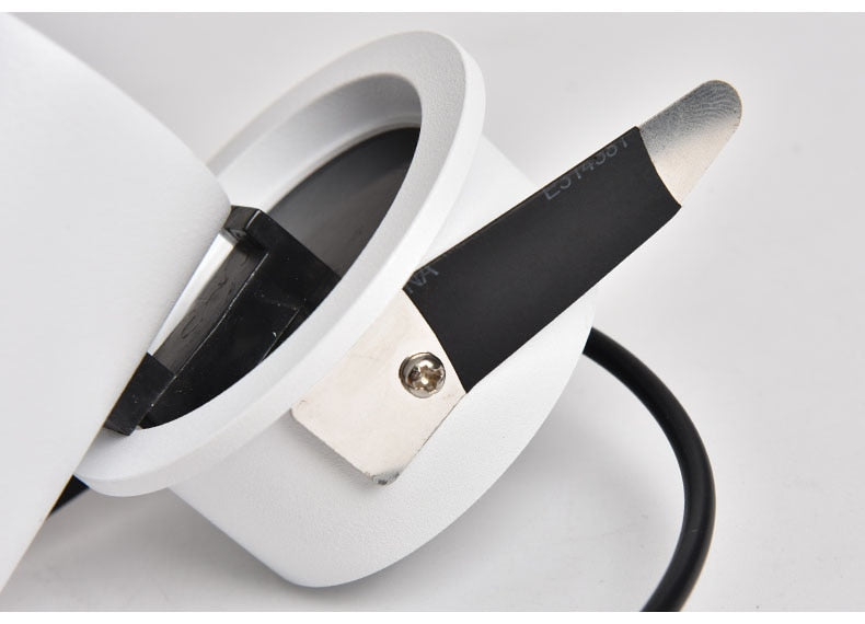 NEW LED spotlights embedded ceiling light living room simple Nordic Adjust up down left and right 7W 12W COB downlight