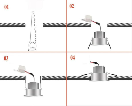 NEW LED spotlights embedded ceiling light living room simple Nordic Adjust up down left and right 7W 12W COB downlight