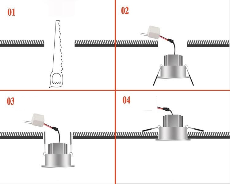 NEW LED spotlights embedded ceiling light living room simple Nordic Adjust up down left and right 7W 12W COB downlight