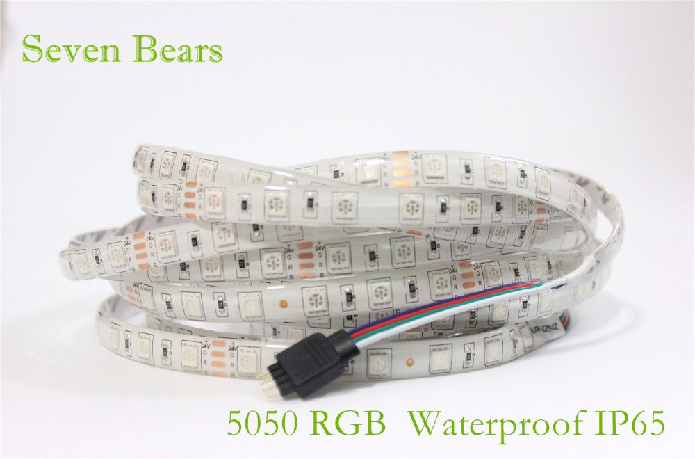 SMD5050 RGB LED Strip Waterproof 5M 300LED DC 12V 24V CCT RGBCCT  RGBW RGBWW WHITE WARM WHITE Fita LED Light Strips Flexible