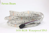 SMD5050 RGB LED Strip Waterproof 5M 300LED DC 12V 24V CCT RGBCCT  RGBW RGBWW WHITE WARM WHITE Fita LED Light Strips Flexible