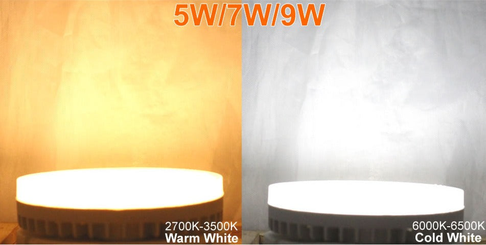 LED Bulb Light Under Cabinet Lights 5W 7W 9W 12W 15W 18W Wardrobe Light AC 85-265V Led Spotlight Cold Warm White Puck Light