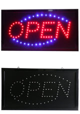 Super Brightly Led Open Store Business Shop Neon Signs Animated Motion Running with Switch US/EU/AU/UK Plug Indoor