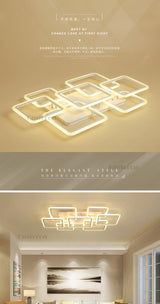 Modern led ceiling lights for living room bedroom Creative led ceiling Lampasas  techno planner led